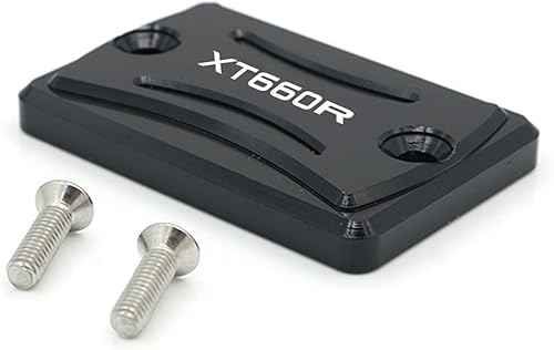 Tapa de depósito de líquido de frenos delantero para Yamaha XT660R 2004-2014 2013 Accesorios de motocicleta (color : negro)