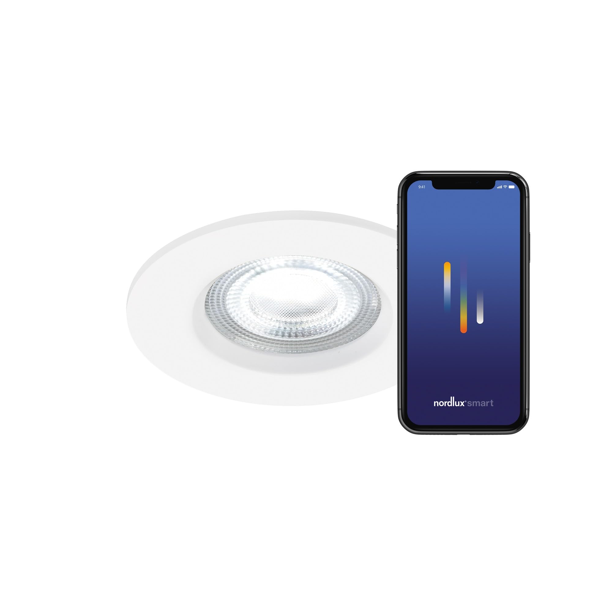 Nordlux Donsmart Down Light White Plastic LED IP65 2700-6500k Mains
