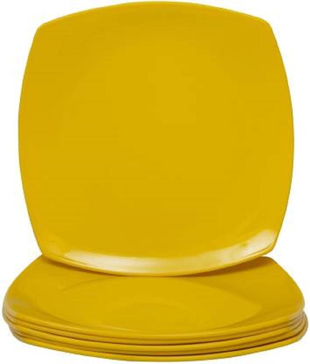 Abon Melamine Dahi Bhalla and Chat Plate, Snack and Appetizer Plate, Tray for Party and Daily use Serving Platter, Unbreakable_004