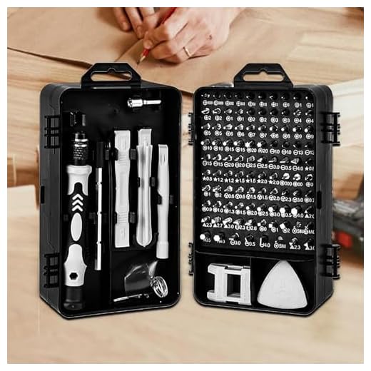 115-in-1 Precision Computer Screwdriver Kit, Laptop Screwdriver Sets with 98 Magnetic Drill Bits, Computer Accessories, Electronics Tool Kit Compatible for Tablet, PC, Phone, PS4 Repair