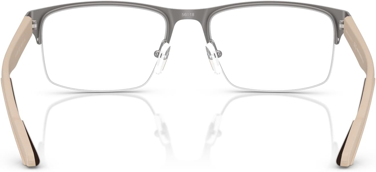 Armani Exchange mens Ax1068 Rectangular Prescription Eyewear Frames