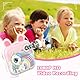Kinderkamera Sofortbildkamera, 2.4 Zoll Digitalkamera Sofortdruck mit 32G Karte & Druckpapier, 1080P Digitalkamera Kinder mit Farbigen, Kinder Kamera Geschenke für Jungen und Mädchen 3-12 Jahre (Rosa)
