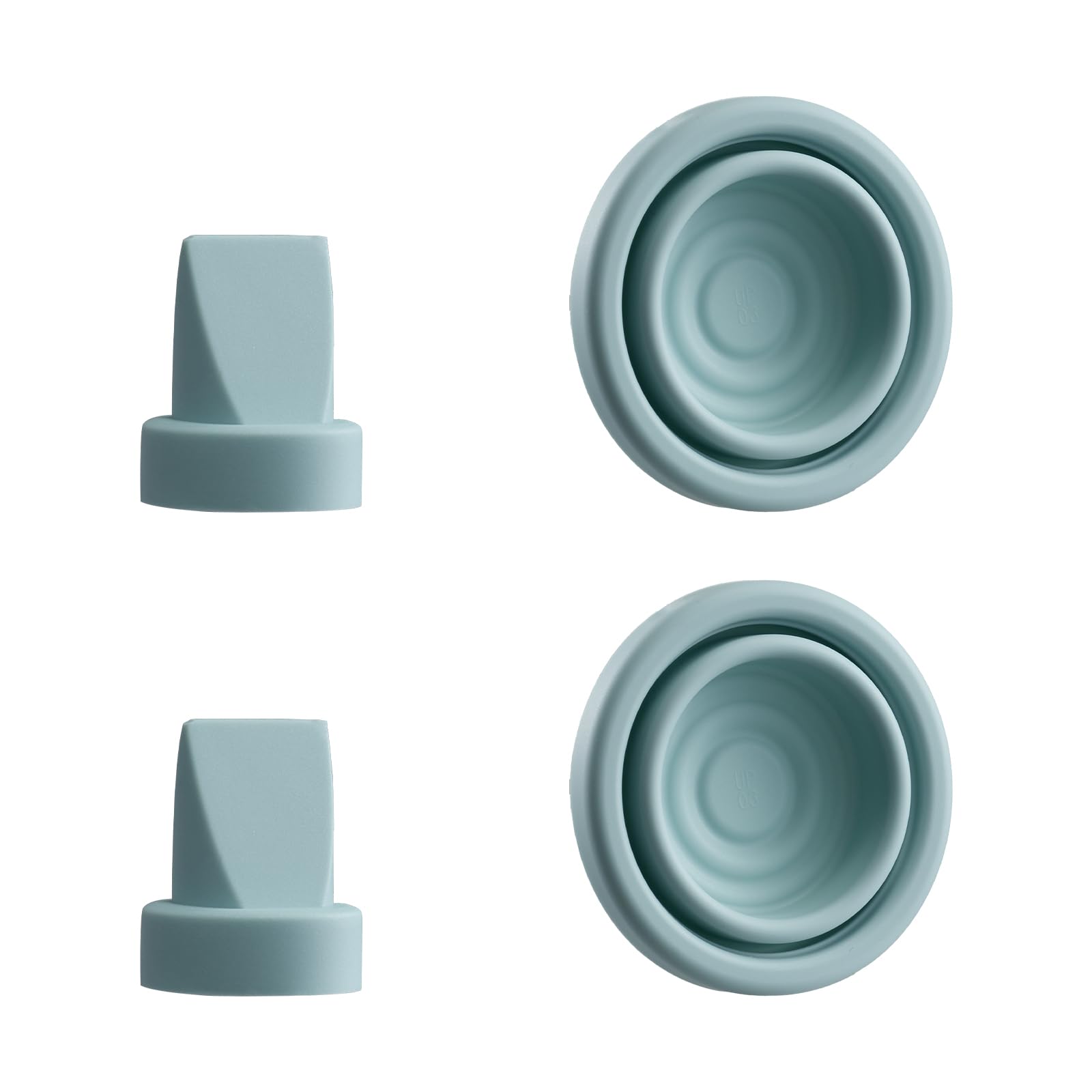 Paruu P20 Diaphragm & Duckbill Valve Replacement, for P20 Wearable Breast Pump, 2 Silicone Diaphragms & 2 Valves Genuine Parts