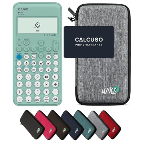 CALCUSO Ensemble de Base Gris Clair avec Calculatrice Casio FX-92 College ClassWiz