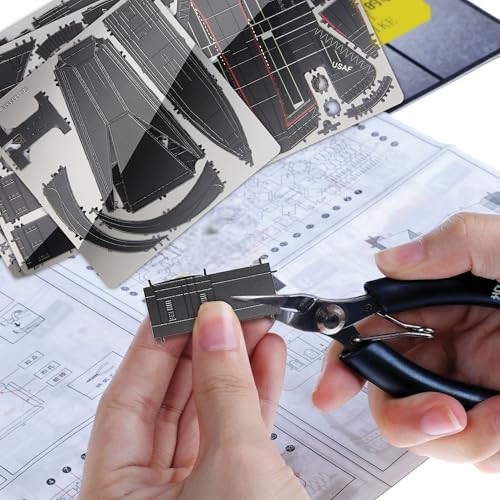 Piececool 3D Metal Puzzles for Adults, Metal Aircraft Model Kits, Military Airplane Model Kit to Build for Men Hobbies Great Birthday Gifts - Image 5