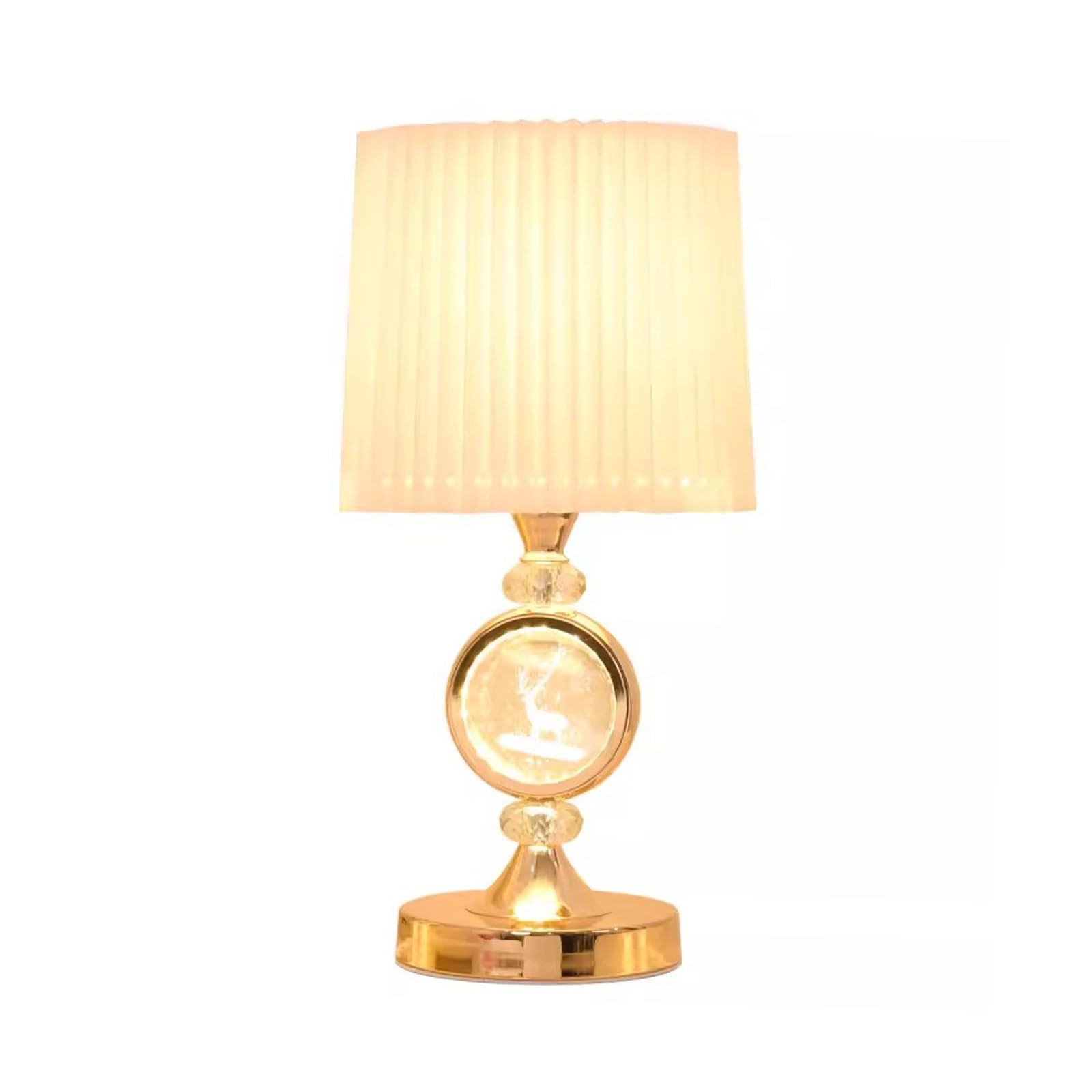 Z4T8M2K6G5 Bedside Lamp Crystal Table Lamp Nightstand Elk Living Room Desktop Decoration for Bedroom Study Dining