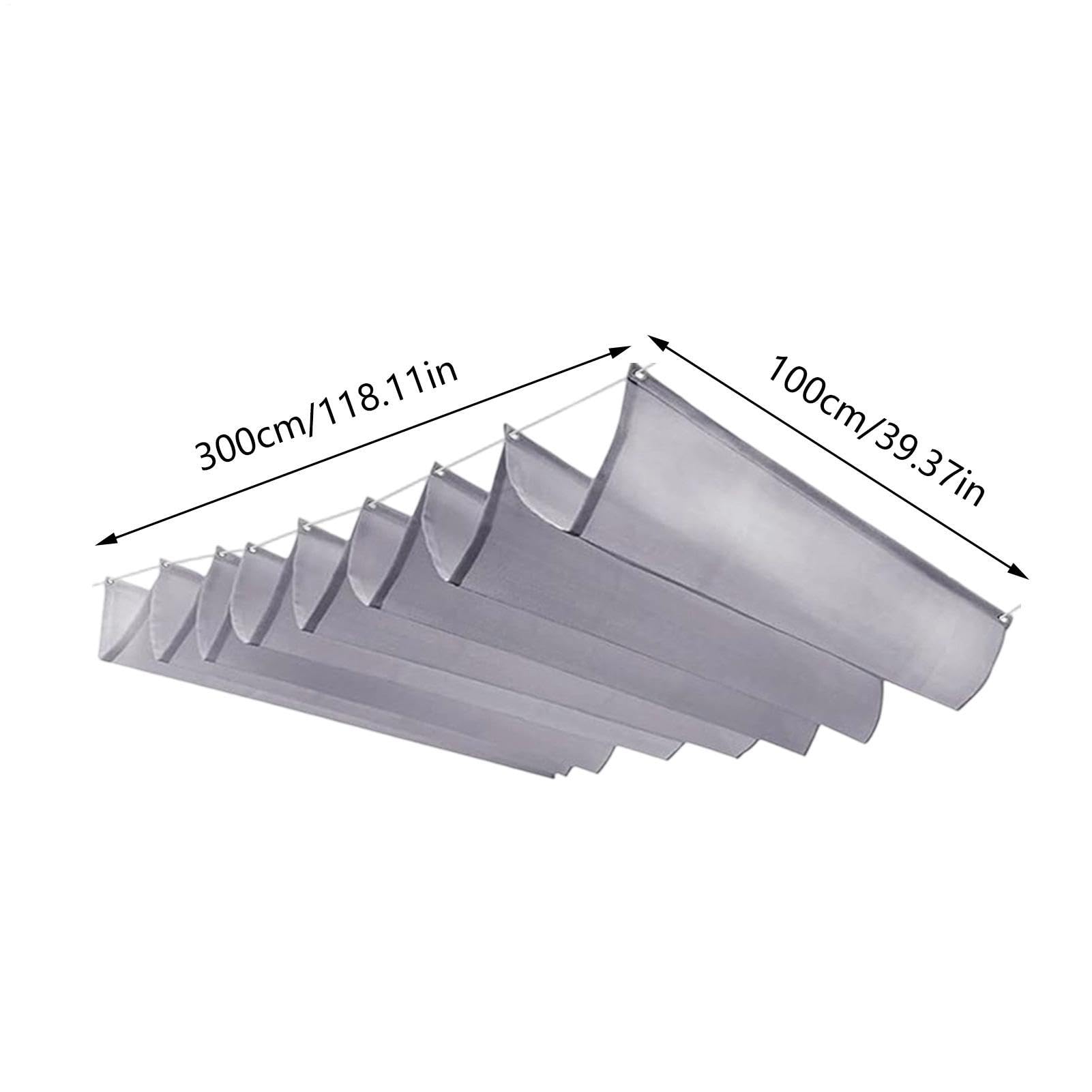 Vele Parasole Retrattili Copertura Da Giardino Con Protezione UV | Parasole In Tessuto Patio per Proprietari di Casa, Bordo Piscina, Balcone, Posto Auto Coperto, Cortile, Area BBQ, Deck,