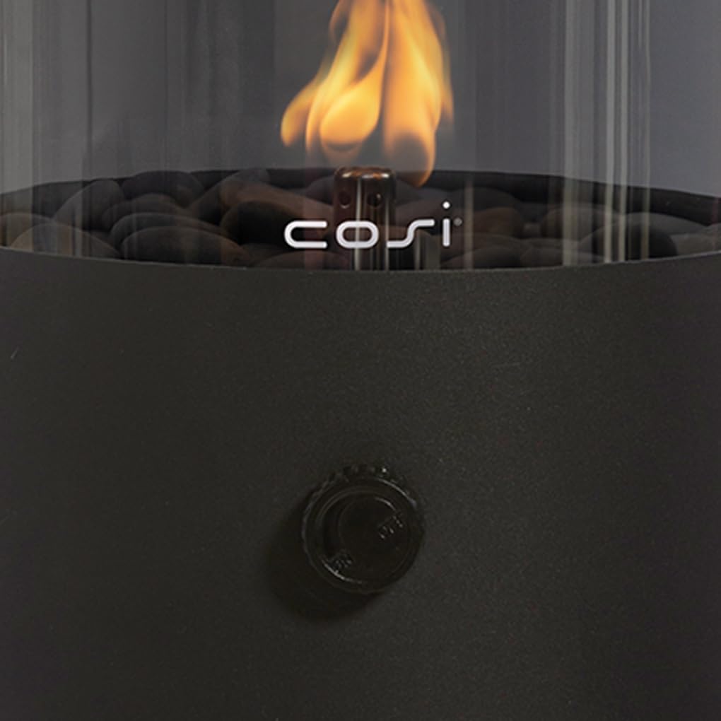 Cosiscoop gaslantaarn Black Smoked XL