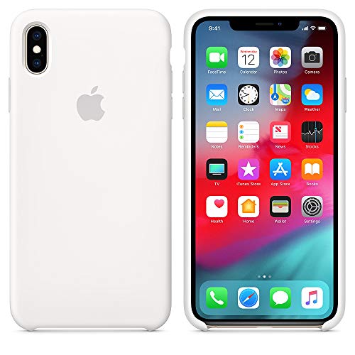 AIWE-ES Funda para iPhone XS 5.8", Funda Silicona Líquida con Protección contra Caídas Anti-Rasguño para iPhone XS (iPhone XS 5.8", Blanco)