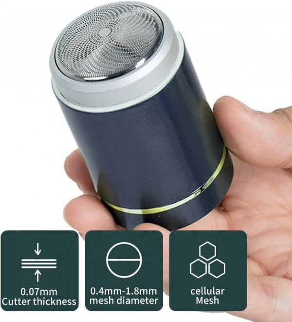 Image of Mini Electric Shaver Trimmer electric shaver trimmer Rechargeable for Unisex Pocket Size Razor Wet and Dry Beard Shaving Machine protable USB Multipurpose Easy One Button Use