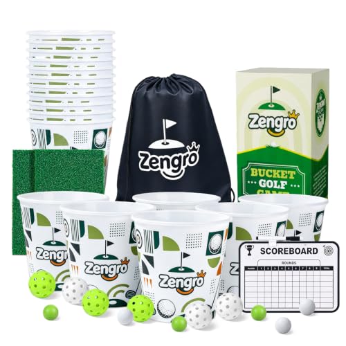 ZENGRO Backyard Golf Chipping Game, Outdoor Party Games for Adults & Family