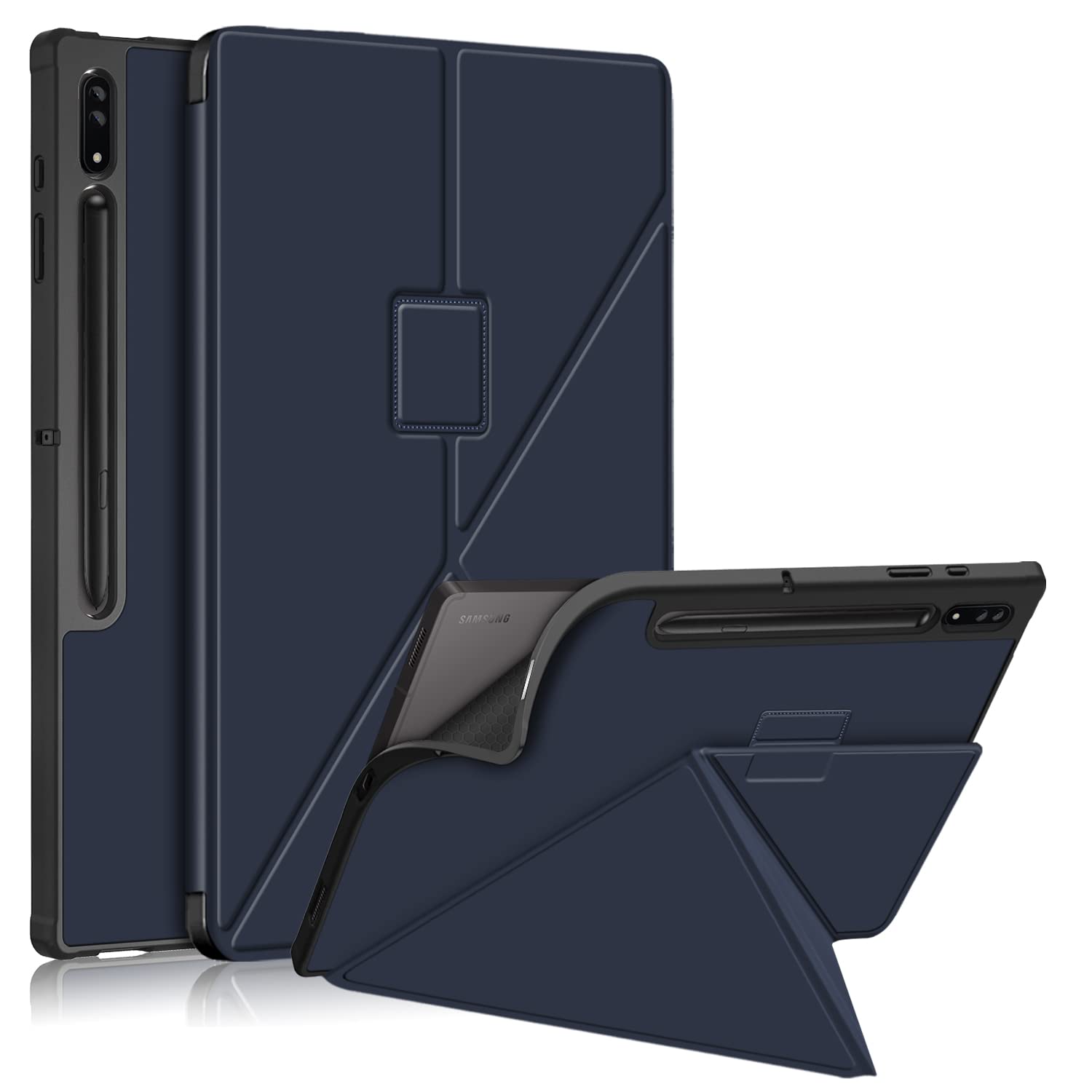 Amazon.co.jp: 縦置き 横置き アイパッドGalaxy Tab S8 Ultra ケース 