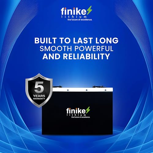 Image of Finike 12.8V 210Ah LiFePO4 Lithium Battery for Inverter with Smart Display & Inbuilt BMS | 2688Wh | Fast Charging | Long Backup | Works with All 12V Inverters | 5 Year Warranty