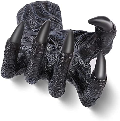 Dyfcnp Witch's Demon Hand Wall Hanging Statues,Gothic Decor Wall Art Decorations,Witch Decor Aesthetic Art Sculpture,Resin Retro Witch Hand For Living Room Entrance Hall, Room Or Outdoor (Black) #TOP4