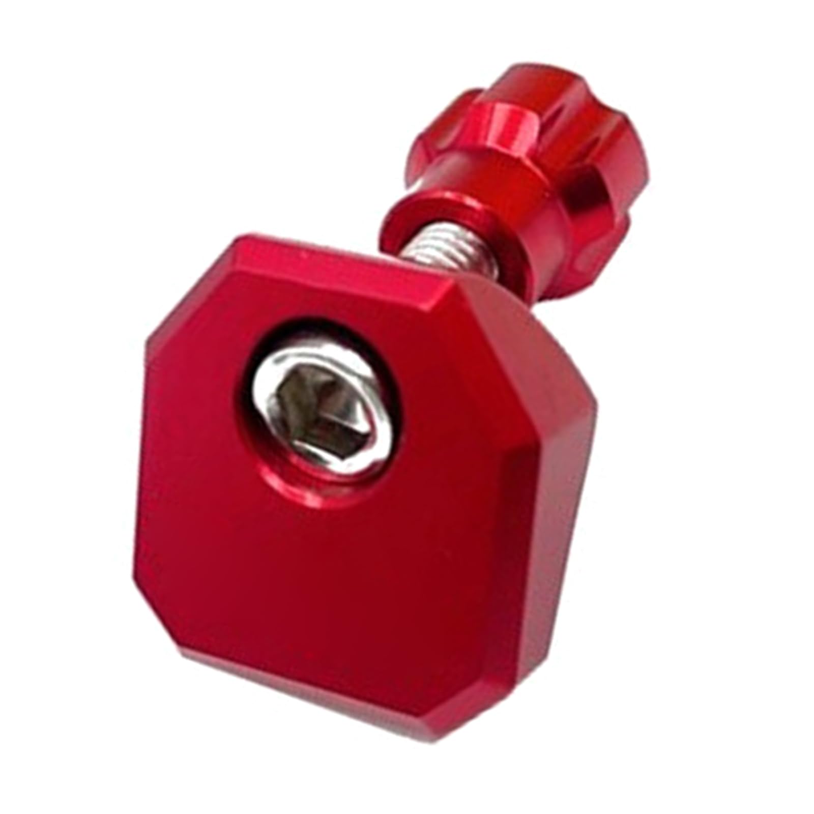 Kahdgss Red Strength Aluminum Alloy Folding Bike Head Tube Clamps Quickly Release Levers Fixing Cover Easy Installation Folding Bicycles Head Tube Fixing Cover