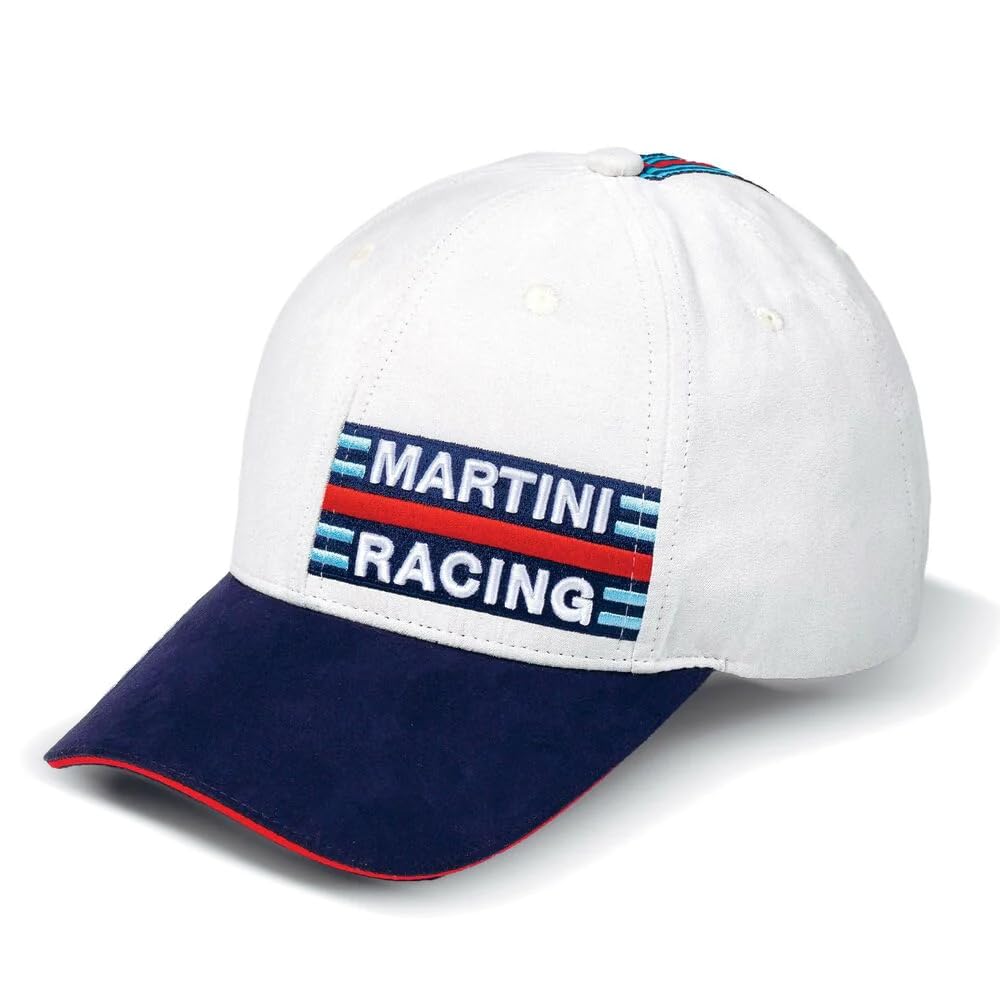Sparco Unisex Weiß Logo Martini-R Baseballkappe, Erwachsene