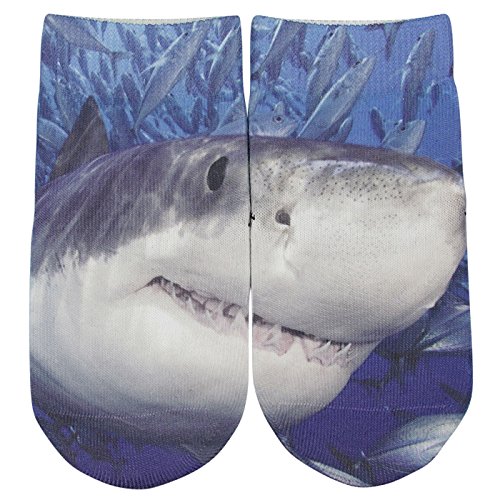 Me In Mind Unique Baby Socks - Shark Print - Fun Baby Boy Socks, Cute Baby Girl Socks