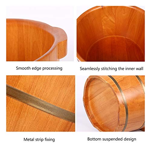Spa de pies de madera Katzowen 24cm para pedicura miniatura 5