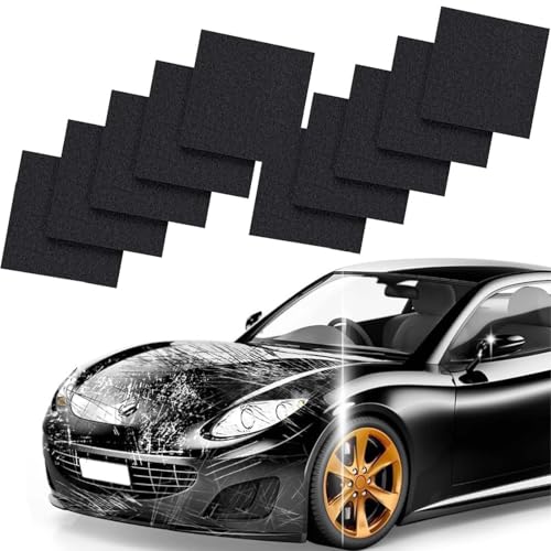 Nano Sparkle Cloth Car Scratch Remover - 10Pcs Car Scratch Repair Kit Multi-Purpose Magic Car Cleaning Cloth, Easily Removes Small Scratches, Swirls, Residue & Water Spots