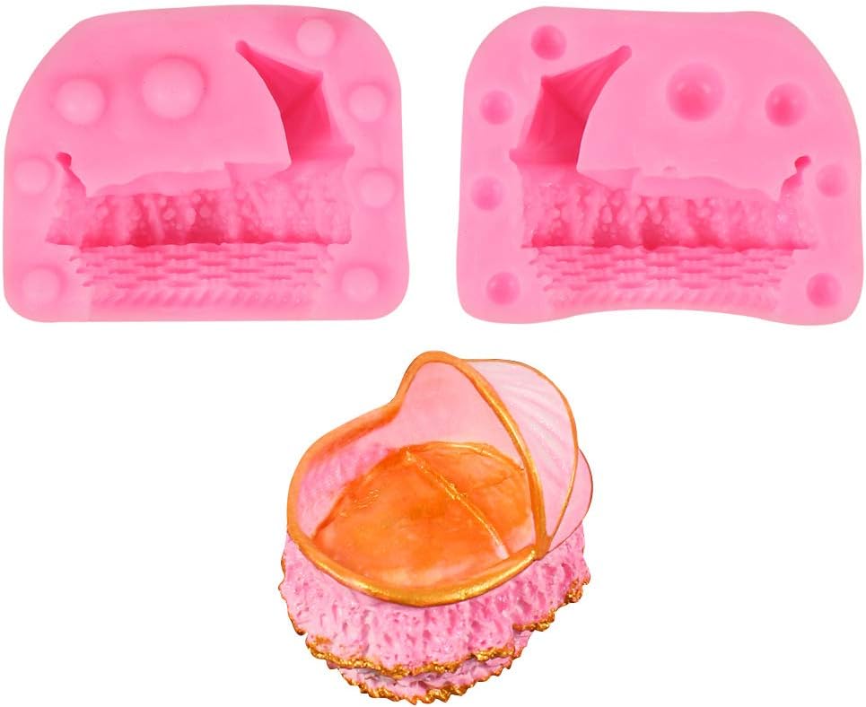 Baby Shower Candle Mold,Baby Gift Silicone Mold for Soap Candle Birthday Cake Chocolate Fondant Molds Candy Gum Paste Sugar Moulds