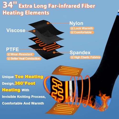 Viceplus Heated Socks For Men Women With App Control thumb #3