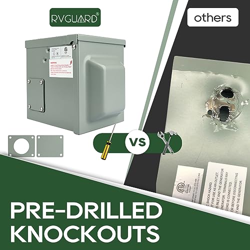 Compare 30Amp Power Outlet Box,125/250Volt NEMA 1430R Receptacle