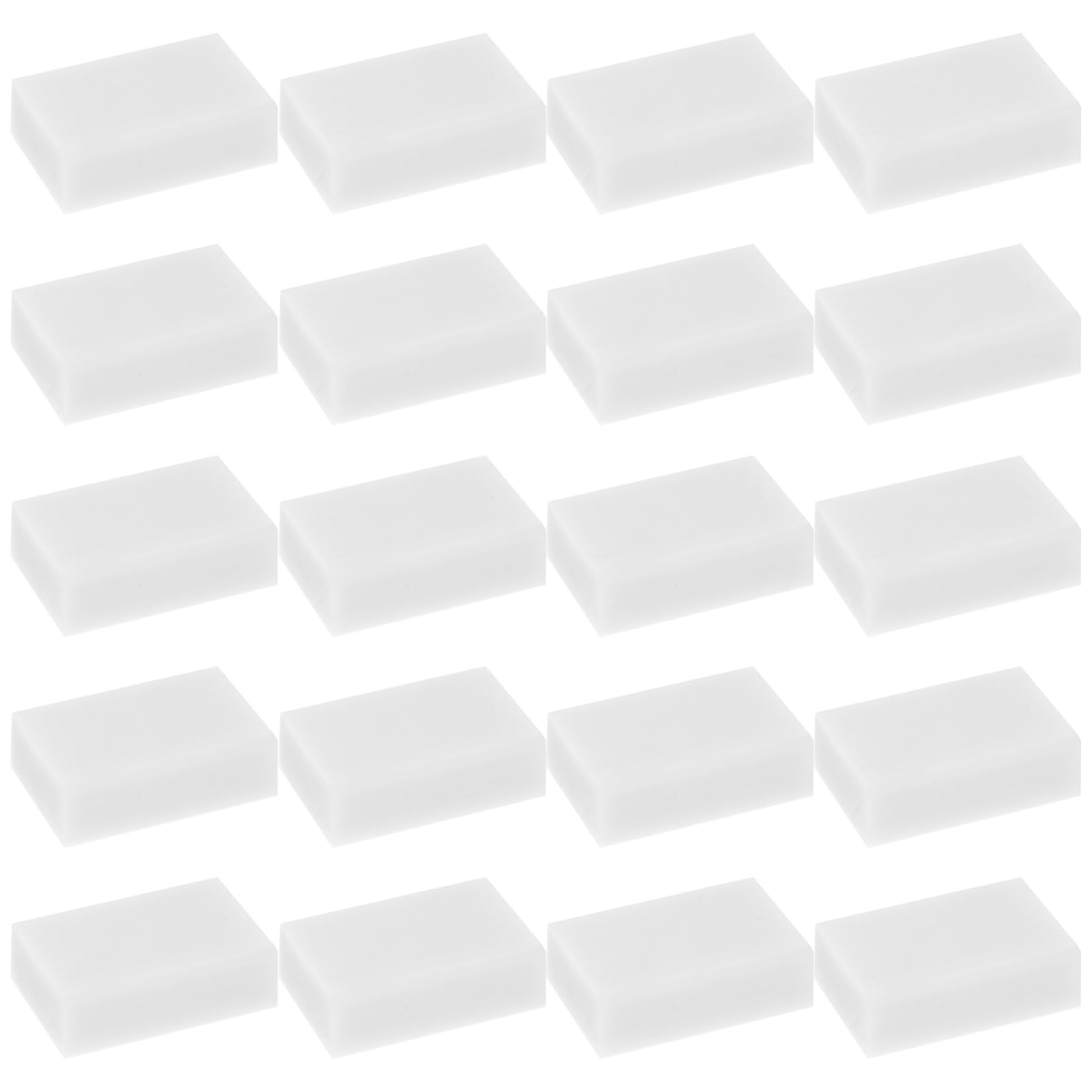 HOMSFOU 5 Sätze Weißer Kunst Radierer Für Zeichnungen Pvc Für Skizzieren Und Malen Kompakt Tragbar Für Klassenzimmer Und Künstlerbedarf 30 Stück * 5