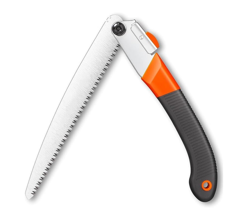 KRESHU Saw Wood Cutter for Trees | Folding Japanese Blade Hand Saw Tool | Pruning Saw Cutter for Trees | Non-Slip Grip | 27 cm Blade | Compact Manual Tree & Branch Cutting Saw | 250 g | Easy Storage