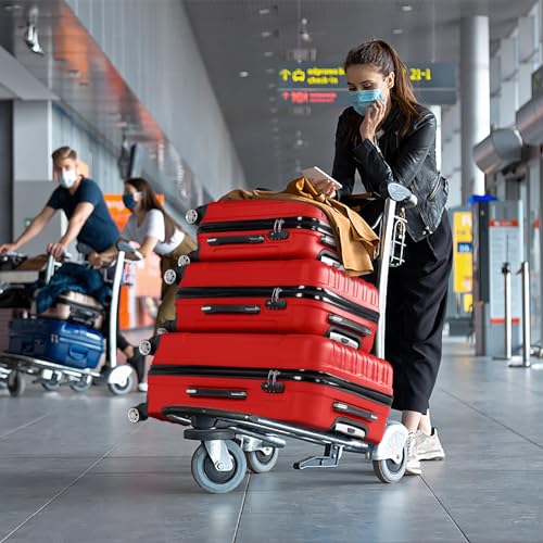 Karl Home LS2107 Luggage Set Of 3 Hardside Carry On Suitcase Sets With Spinner Wheels & Tsa Lock, Portable Lightweight Abs Luggages thumb #6