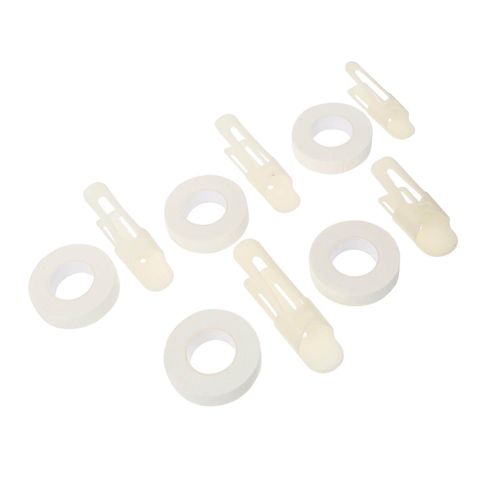 NOLITOY 5 Sets Finger Guard Hand Finger Support Finger Splint for Broken Fingers Joint Protector Mallet Finger Brace Splints for Straightening Care Splint Abs Plastic Beige