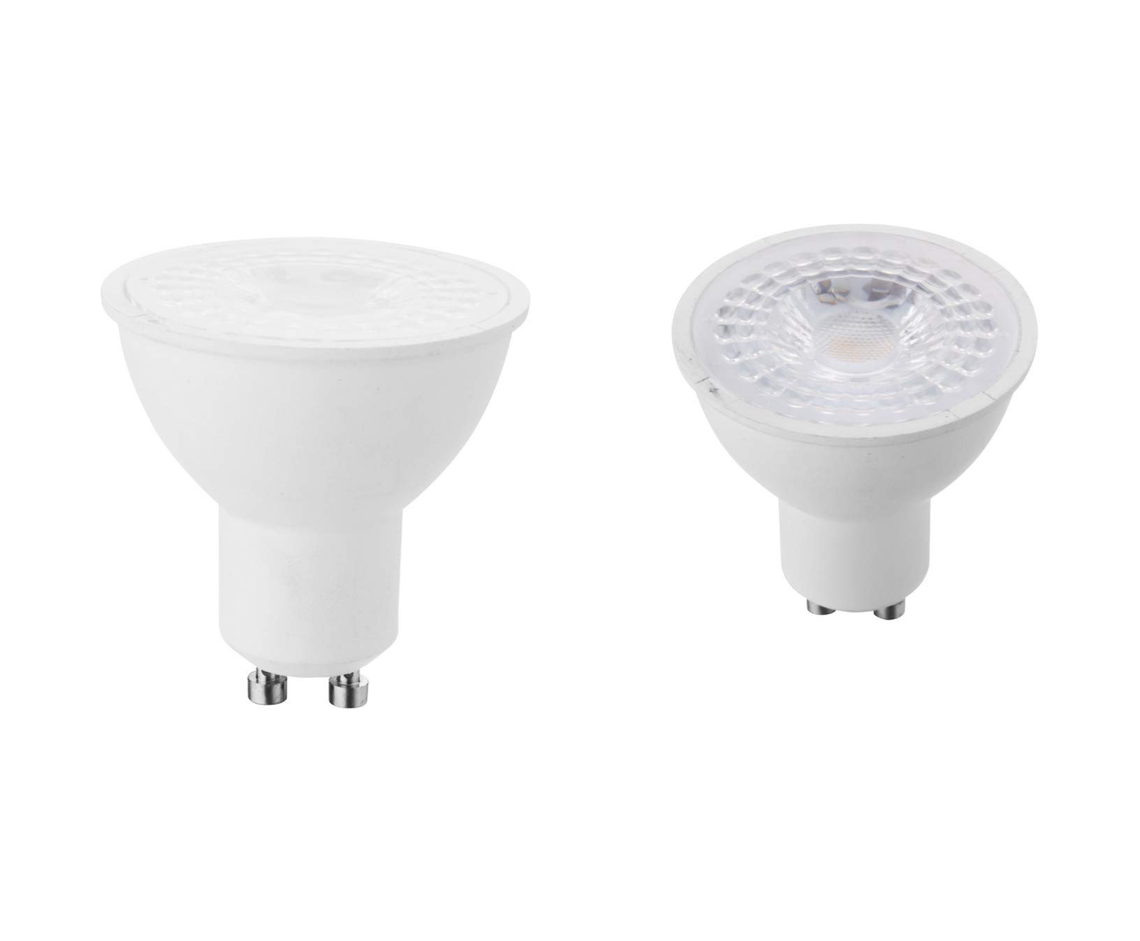 TEVEA LED Einbaustrahler Dimmbar | 5.5W Warmweiss GU10 230V | 3-Stufen Dimmbar ohne Dimmer | Komplett Set Einbauleuchten (Chrom Gebürstet)
