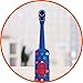 Amazon Basics Kids Battery Powered Toothbrush, 2 Count, 1 Pack (Previously Solimo)