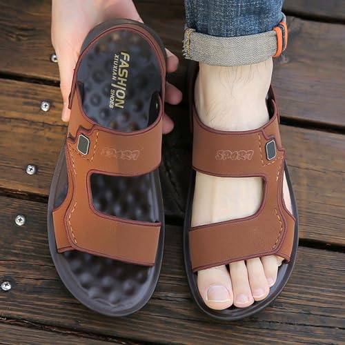 Men's Comfortable Lightweight Open Toe Sandals for Summer Beach Walking Outdoor Casual Athletic Hiking Water Shoes2