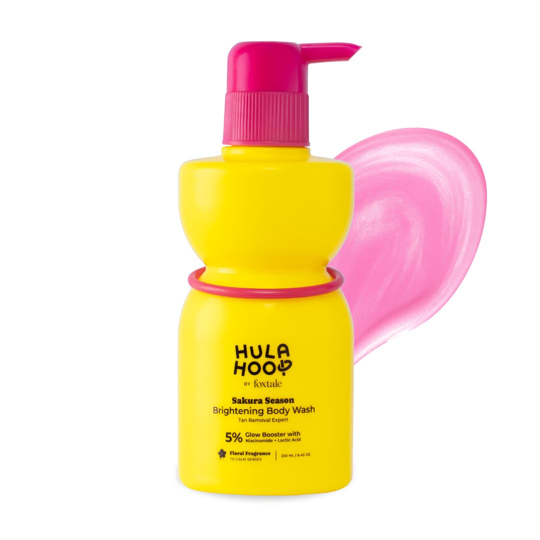 Hula Hoop Brightening Body Wash by Foxtale | Lactic Acid & Niacinamide ...