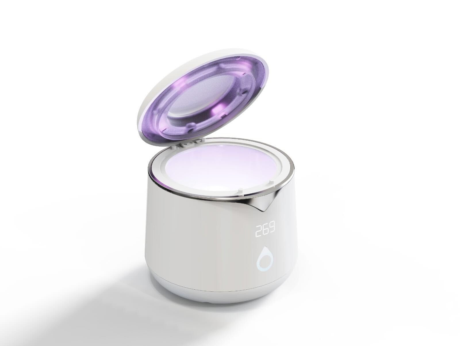 Ultra Sonic Dental Appliance Cleaner - 24W Power, 200ML Cleaning Capacity for Retainers, Aligners, Night Guards, Veneers, and Dentures