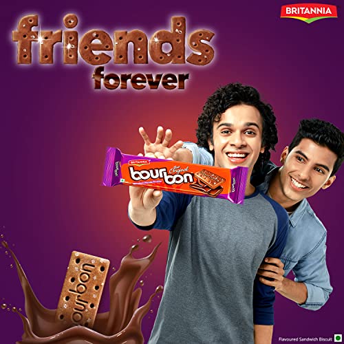 Image of Britannia Bourbon (4+1) 500g On Pack Combo (Pack of 2)