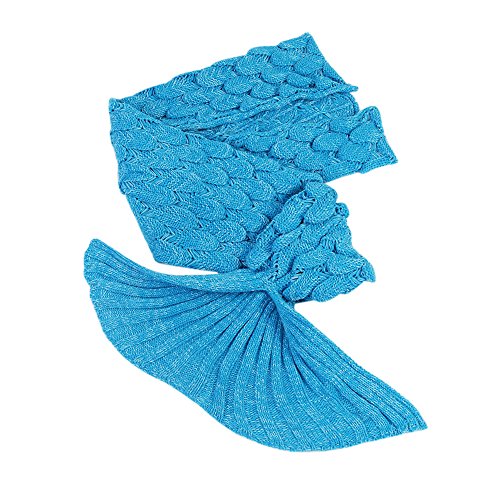 Coda a Sirena Coperta a Mano a Maglia Super