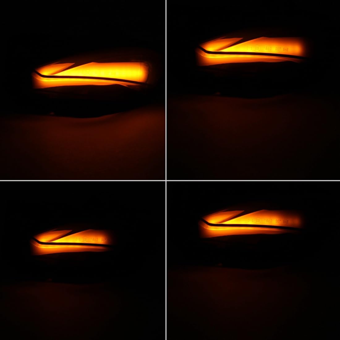 Dynamiczny kierunkowskaz LED boczny kierunkowskaz w lusterku wstecznym Compatible for Toyota Corolla 2019-2021 Sienta Yaris Cross Corolla Levin Hatchback E210 pakiet dla 2 osób