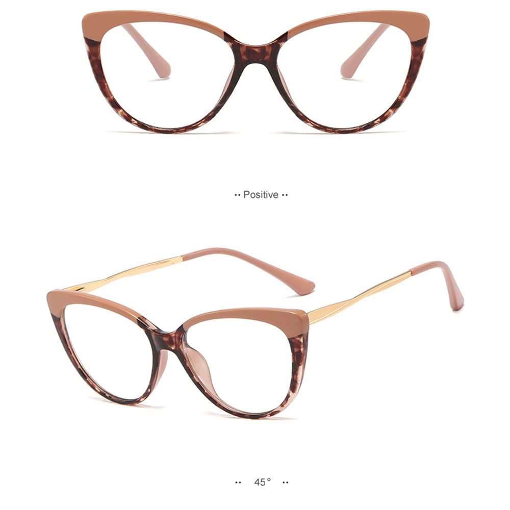 FREAZE 1,5 occhi di gatto, aiuto per la lettura di grandi dimensioni, montatura da lettura alla moda, per la lettura, unisex, per computer, anti-ray, anti-stanchezza