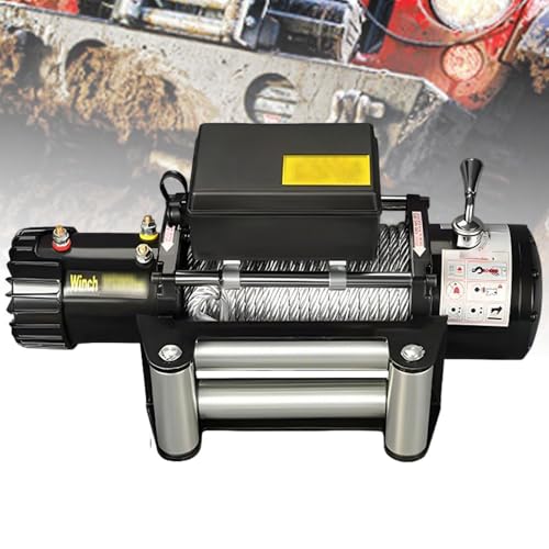 Winch Eléctrico con Control Remoto Inalámbrico 3000lb 12V