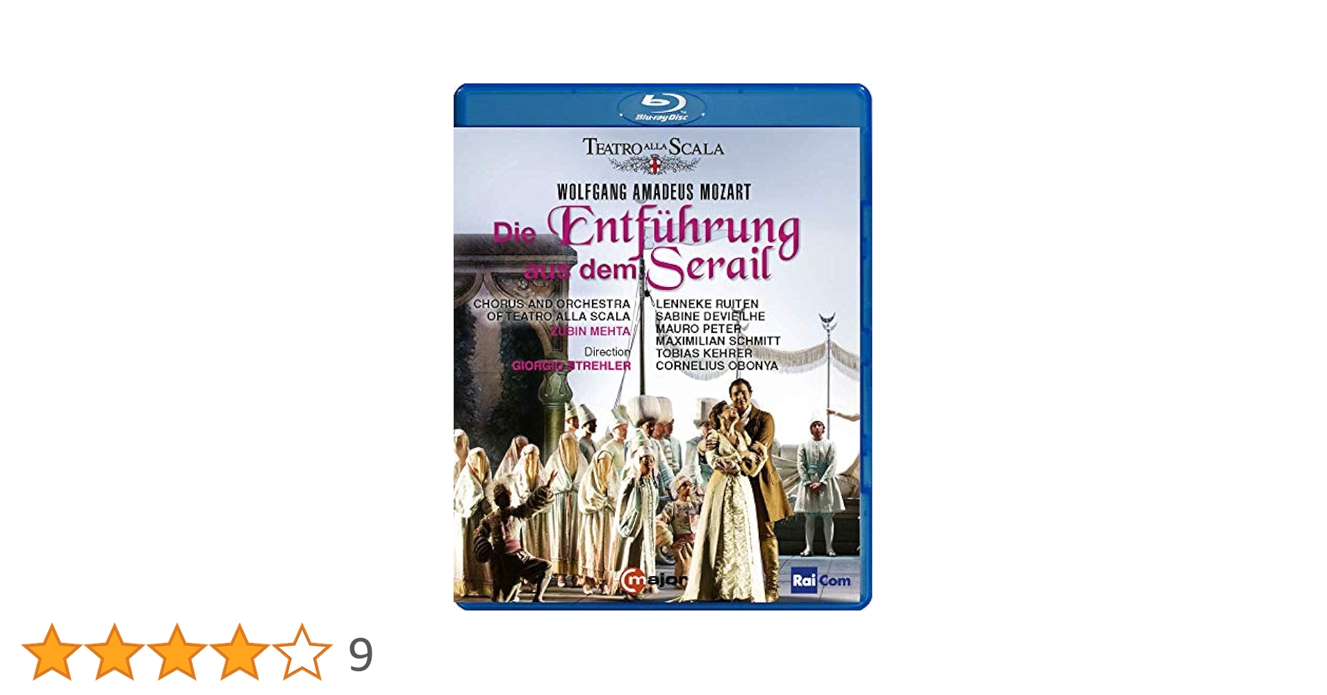 新品未開封　アーノンクールdvd モーツァルト　後宮からの誘拐　二枚組 Amazon.co.jp: モーツァルト : 歌劇 「後宮からの逃走