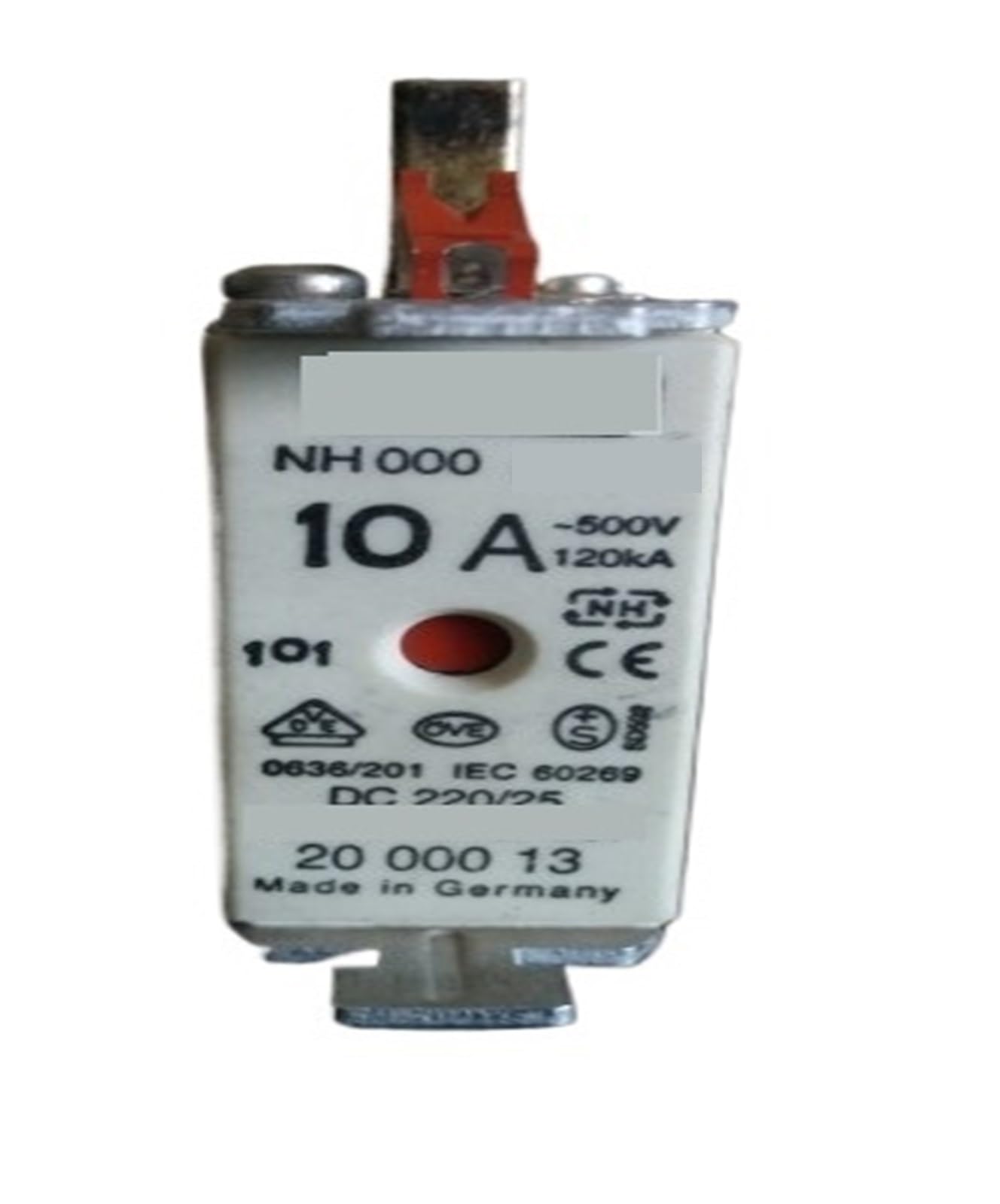 NACODLUL Fuse NH000 100A 500V 120KA 2000013 NH000 10A 16A 20A 25A 32A 35A 40A 50A 63A 80A 2000013