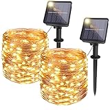 ☀️Batería Mejorada- Panel solar actualizado a una tasa de cambio más eficiente y capacidad de la batería que aumenta a 800MaH, La carga de 6 a 8 horas durante el día puede proporcionar de 8 a 14 horas de tiempo de trabajo durante la noche.