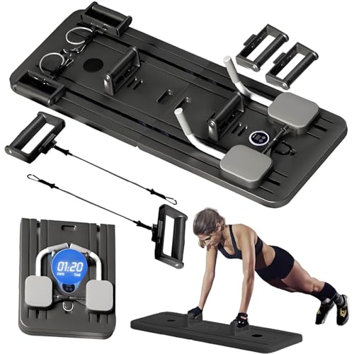 Tabla de pilates con rodillos multifunción para tonificación integral