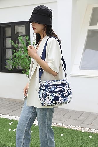 Image of Pealwel Women Shoulder Handbag Roomy Multiple Pockets Bag Ladies Crossbody Purse Tote Top Handle Satchel