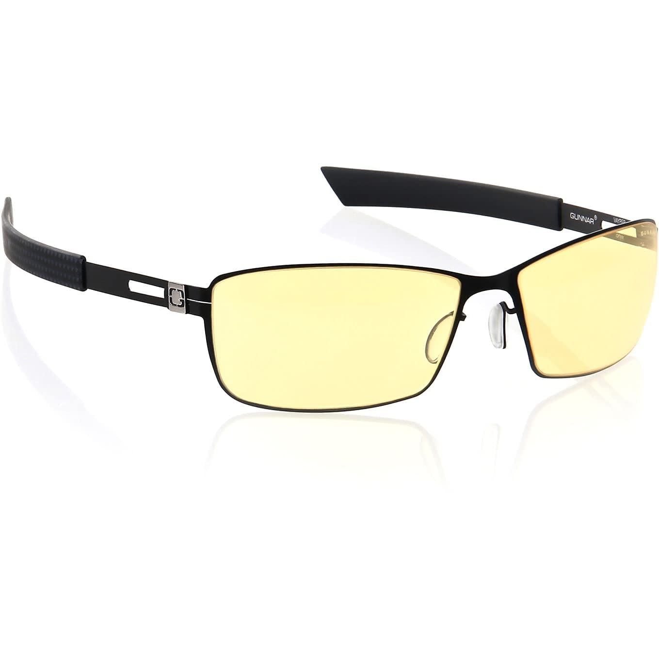 Gunnar Vayper Computing and Gaming Glasses with Ultra Slim Temples - Onyx Amber
