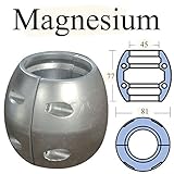 Gewicht 0,21 kg Magnesiumanode für Ø 45 mm