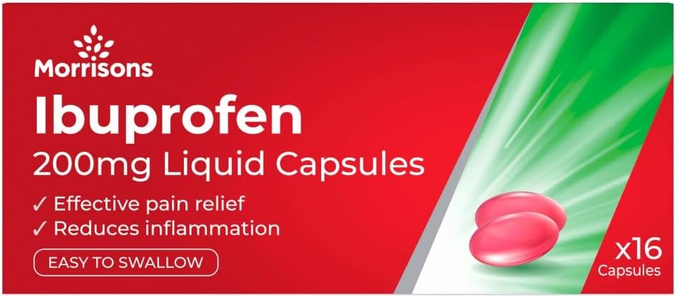 Morrisons Ibuprofen Liquid Gels 16pk