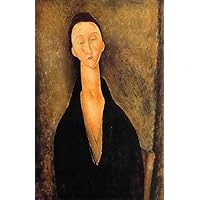 アメデオ モディリアーニ、【ルニア・チェコフスカの肖像】、希少画集画より アメデオ モディリアーニ、【ルニア・チェコフスカの肖像