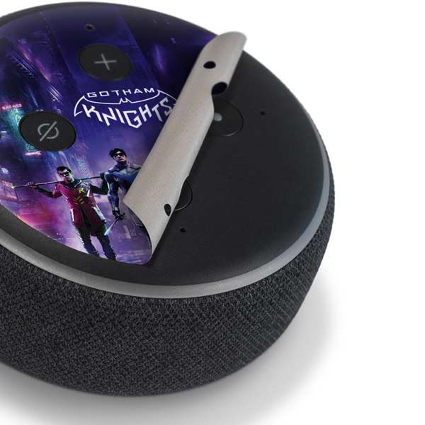 Skinit Decal Audio Skin Compatible with Amazon Echo Dot 3 - Officially Licensed DC Comics Gotham Knights Characters Design